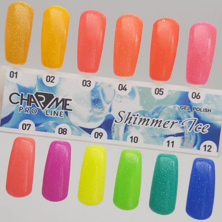 Гель лак Charme Shimmer Ice 08, 10мл