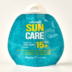 Солнцезащитный водостойкий крем для лица и тела SPF15+ 100мл Cafemimi