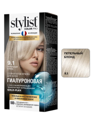 Fito Косметик Stylist Color Pro Профессиональная восстанавливающая стойкая крем-краска для волос без аммиака, 9.1 Пепельный блонд, 115мл