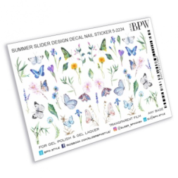 Слайдер-дизайн BPW Бабочки и цветы, sd5-2234