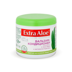 Family Cosmetics Бальзам-кондиционер для волос Extra Aloe с экстрактом крапивы 500мл