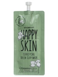 Happy Skin Маска очищающая с зеленой глиной 20мл