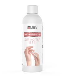 MILV Жидкость для обезжиривания и удаления липкого слоя с ногтей 100мл