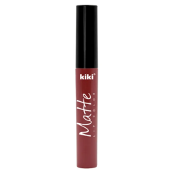 Kiki Жидкая помада для губ Matte lip color тон 204 каштаново-розовый
