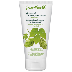 Green Mama Дневной крем для лица &quot;Уссурийский хмель и витамин Е&quot; 100мл