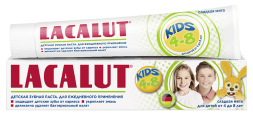 LACALUT kids 4-8, детская зубная паста, 50мл