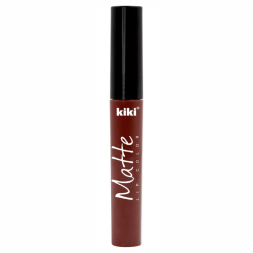 Kiki Жидкая помада для губ матовая Matte Lip Color тон 206 каштаново-коричневый