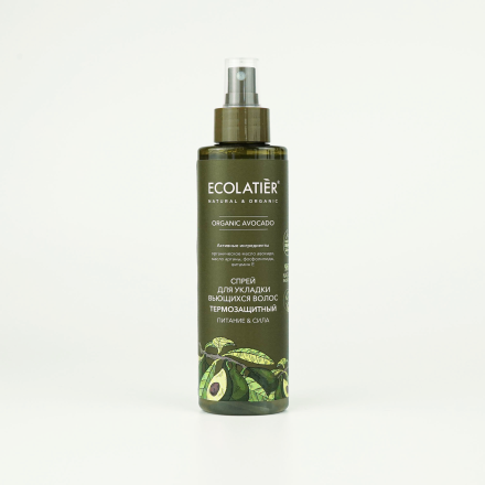 Ecolatier Спрей для укладки волос термозащитный Серия ORGANIC AVOCADO 200мл