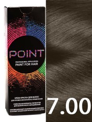 Point Крем-краска для седых волос 7.00 Средне-русый 100мл