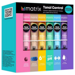 Matrix Набор Tonal Control Pre-Bonded 90мл (6 тонеров+оксид 3%+1л)