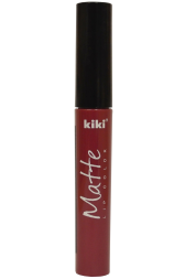 Kiki Жидкая помада для губ Matte lip color 208 вишнёвый