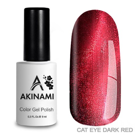 Гель лак Akinami Cat Eye Red 01