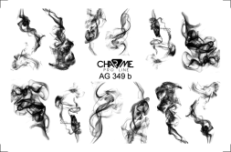 Слайдер-дизайн Charme аэрография - black дым AG 349