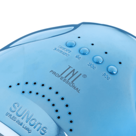 UV/LED Лампа TNL Shiny 48W - Перламутрово-голубая
