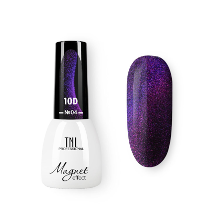 Гель лак TNL Magnet Effect 10D №04 фиолетовый аметист