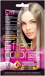 Fito Косметик Effect Сolor Стойкая крем-краска для волос, 7.0 Светло-русый, 50мл