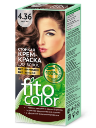 Fito Косметик Стойкая крем-краска для волос FitoColor 4.36 мокко, 115мл