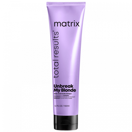 Matrix Unbreak My Blonde Несмываемый крем-уход слимонной кислотой восстановление и питание осветленных волос 150мл