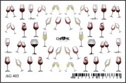 Слайдер-дизайн Charme аэрография - вино AG 403