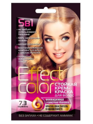 Fito Косметик Effect Сolor Стойкая крем-краска для волос, 7.3 карамель, 50мл