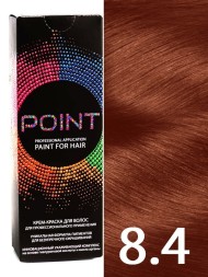 Point Крем-краска для волос 8.4 Блондин светло-медный 100мл