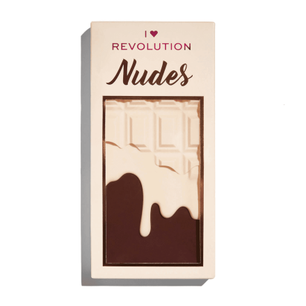 I Heart Revolution Палетка теней для век Chocolate, Nudes