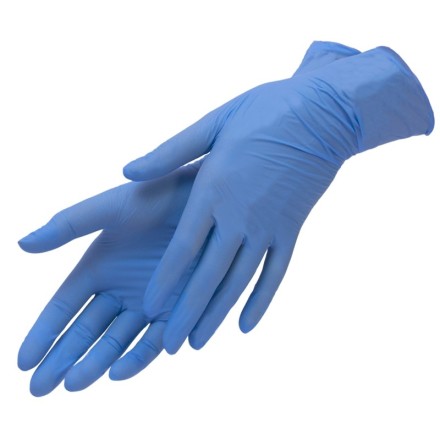 Перчатки нитриловые NitriMax голубые XS