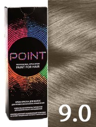 Point Крем-краска для волос 9.0 Светлый блондин 100мл