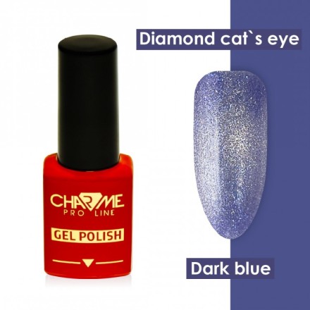 Гель лак Charme Diamond cat&#039;s - dark blue, 10мл