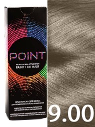 Point Крем-краска для седых волос 9.00 Светлый блондин 100мл
