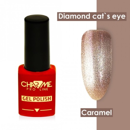 Гель лак Charme Diamond cat&#039;s - caramel, 10мл