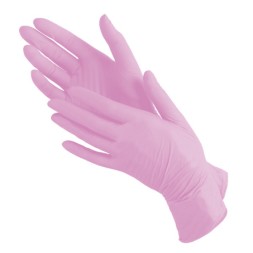 Перчатки нитриловые NitriMax розовые S