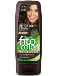 Fito Косметик Натуральный оттеночный бальзам для волос &quot;Fito Color PROFESSIONAL&quot; тон 3.3 Горький шоколад, 140мл