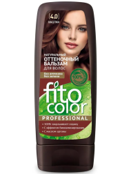 Fito Косметик Натуральный оттеночный бальзам для волос &quot;Fito Color PROFESSIONAL&quot; тон 4.0 Каштан, 140мл