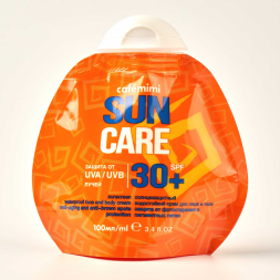 Cafemimi Солнцезащитный водостойкий крем для лица и тела SPF30+ 100мл