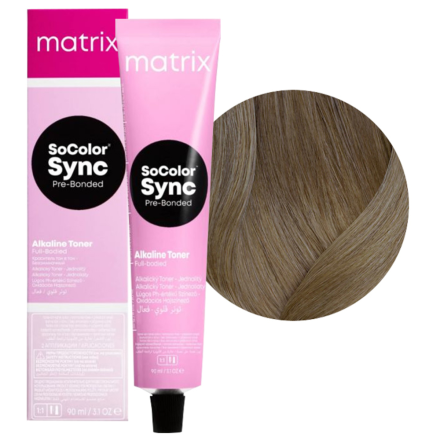 Matrix SoColor Sync Pre-Bonded Крем-краска для волос 7AA средний блондин глубокий пепельный 90мл