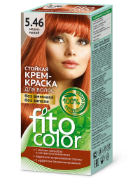 Fito Косметик Cтойкая крем-краска для волос Fitocolor 5.46 медно-рыжий, 115мл