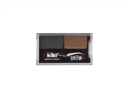 Kiki Тени для бровей Brow, тон 03 графитовый и темно-коричневый