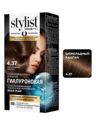 Fito Косметик Stylist Color Pro Профессиональная восстанавливающая стойкая крем-краска для волос без аммиака, 4.37 Шоколадный каштан, 115мл