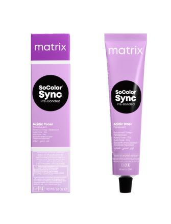 Matrix SoColor Sync Pre-Bonded Кислотный тонер 9NGA Блондин натуральный золотистый пепельный 90мл