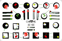 Слайдер-дизайн Charme цветы 3D 184