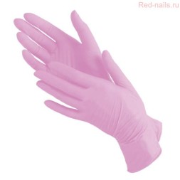 Перчатки нитриловые NitriMax розовые XS
