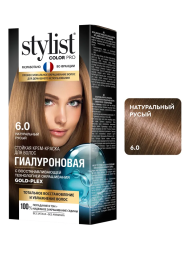 Fito Косметик Stylist Color Pro Профессиональная восстанавливающая стойкая крем-краска для волос без аммиака, 6.0 Натуральный русый, 115мл