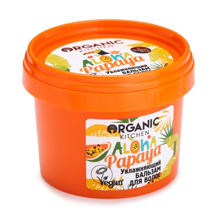 Organic Kitchen Бальзам для волос &quot;Aloha papaya&quot; увлажняющий 100мл