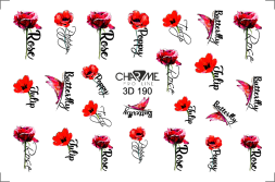 Слайдер-дизайн Charme цветы 3D 190