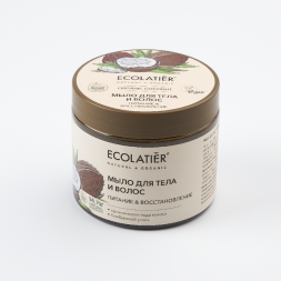 Ecolatier Мыло для тела и волос Питание &amp; Восстановление ORGANIC COCONUT 350мл