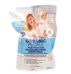 Organic People Гель для стирки белого белья дой-пак 2л