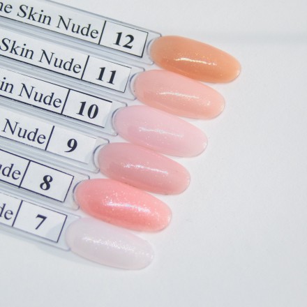 Набор гель лаков Charme Skin Nude 6шт с шиммером