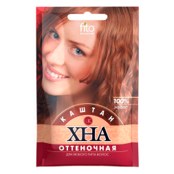 Fito косметик Хна оттеночная для волос Каштан 25г