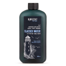 Vilsen H2Orizont Шампунь для мытья волос-тела–бороды 3в1 Glaciar Watеr 500мл